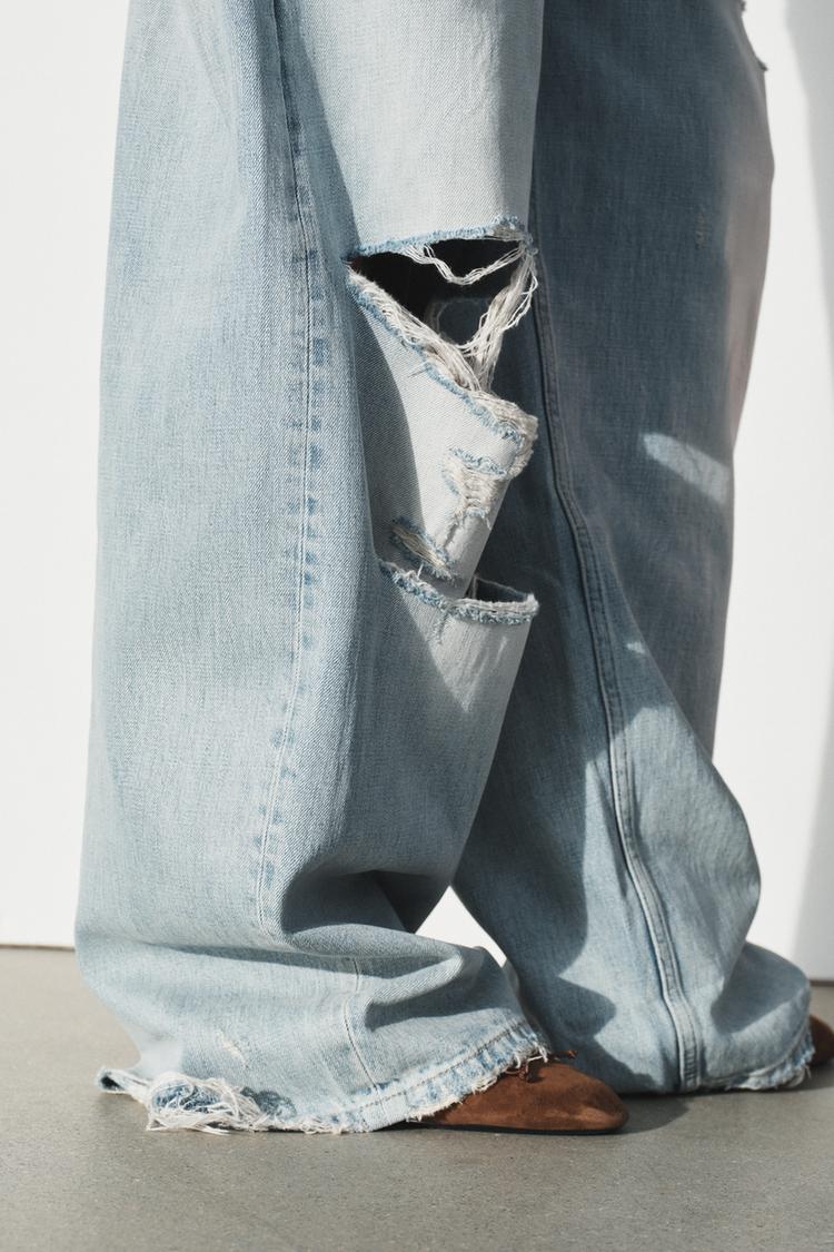 ג'ינס AURELIX™ עם מותן מקופל בגזרה בינונית