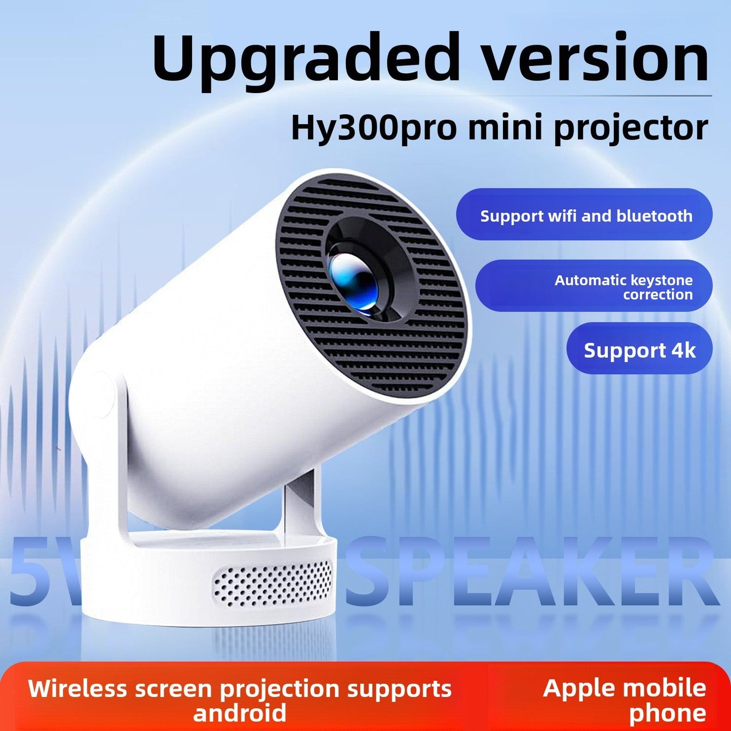 Projetor Android inteligente portátil Magcubic™ 4K HD