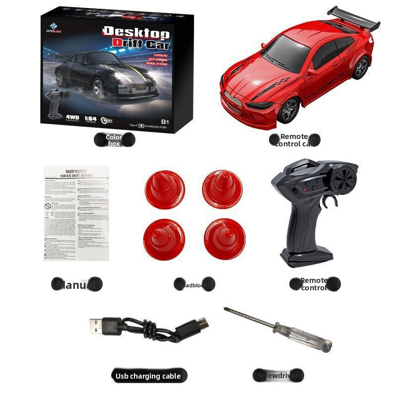 DriftMaster™ Mini RC Carro de corrida de alta velocidade para mesa