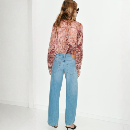 ג'ינס רחב גזרה נמוכה של ADIRA™