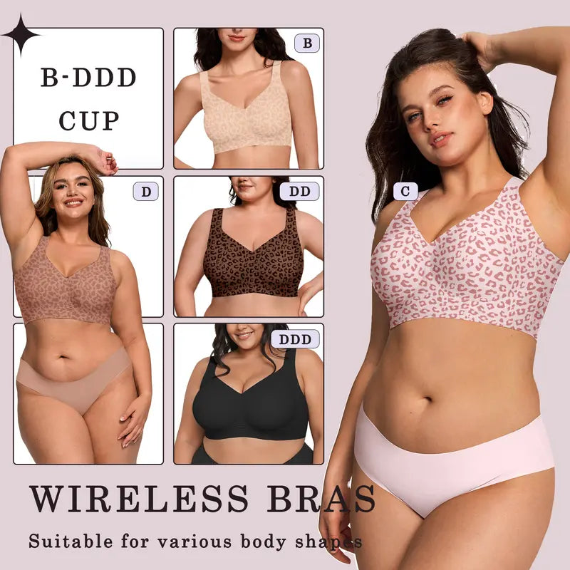 חזייה ללא ברזלים עם כיסוי מלא של ELORIA™ ג'לי קומפורט