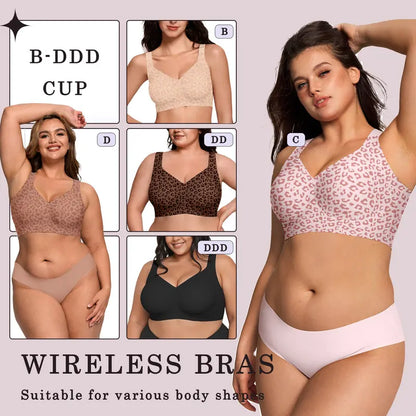 חזייה ללא ברזלים עם כיסוי מלא של ELORIA™ ג'לי קומפורט