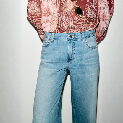 ג'ינס רחב גזרה נמוכה של ADIRA™