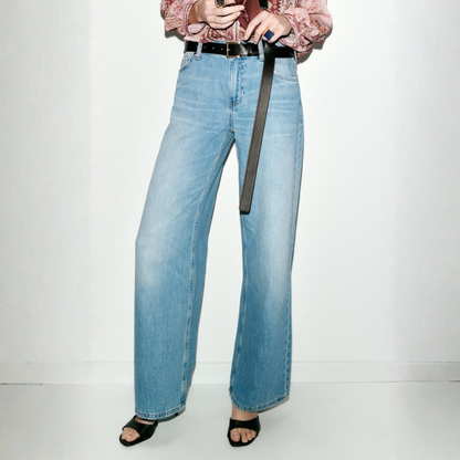 ג'ינס רחב גזרה נמוכה של ADIRA™