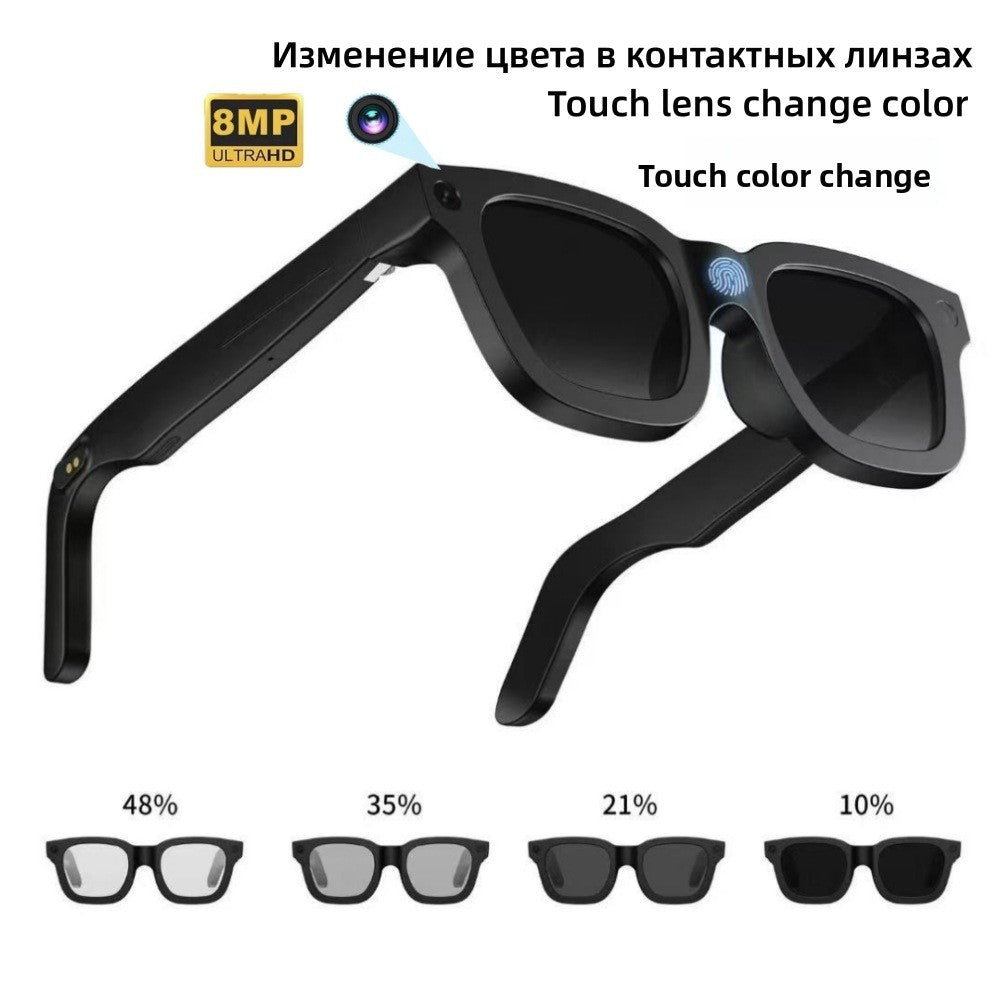 Óculos com câmera inteligente AI AuraLens™ de 8 MP