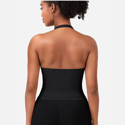 גופיות VANTA™ Halter Impact עם חזיות מובנות