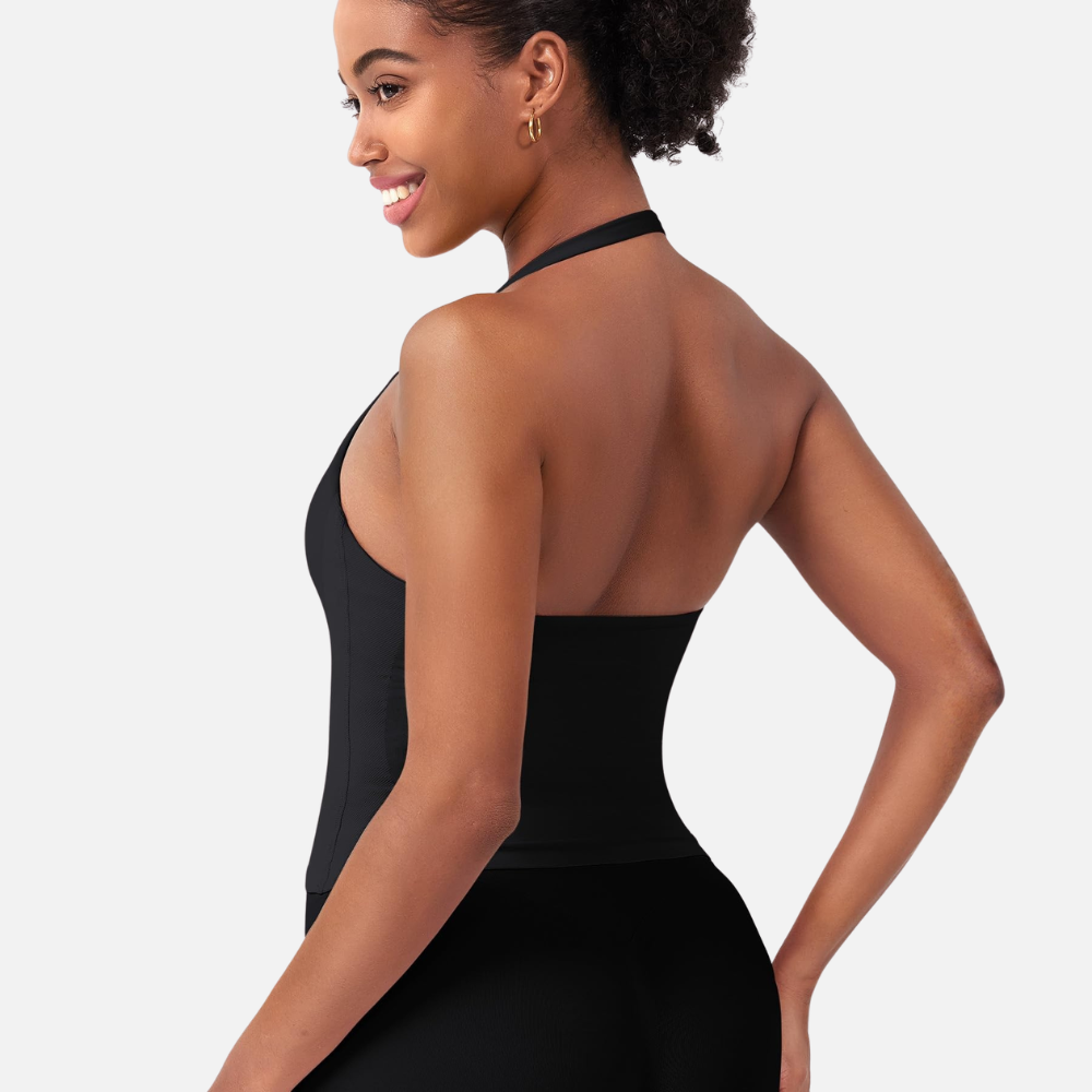 גופיות VANTA™ Halter Impact עם חזיות מובנות