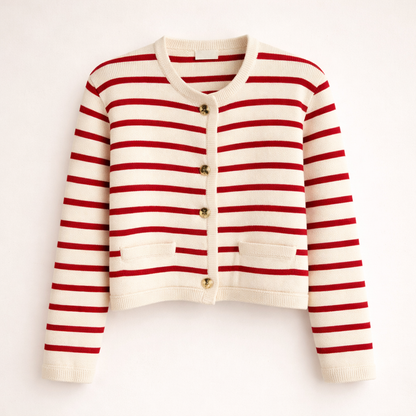 קרדיגנים סרוגים מפוספסים לנשים LUNARA™