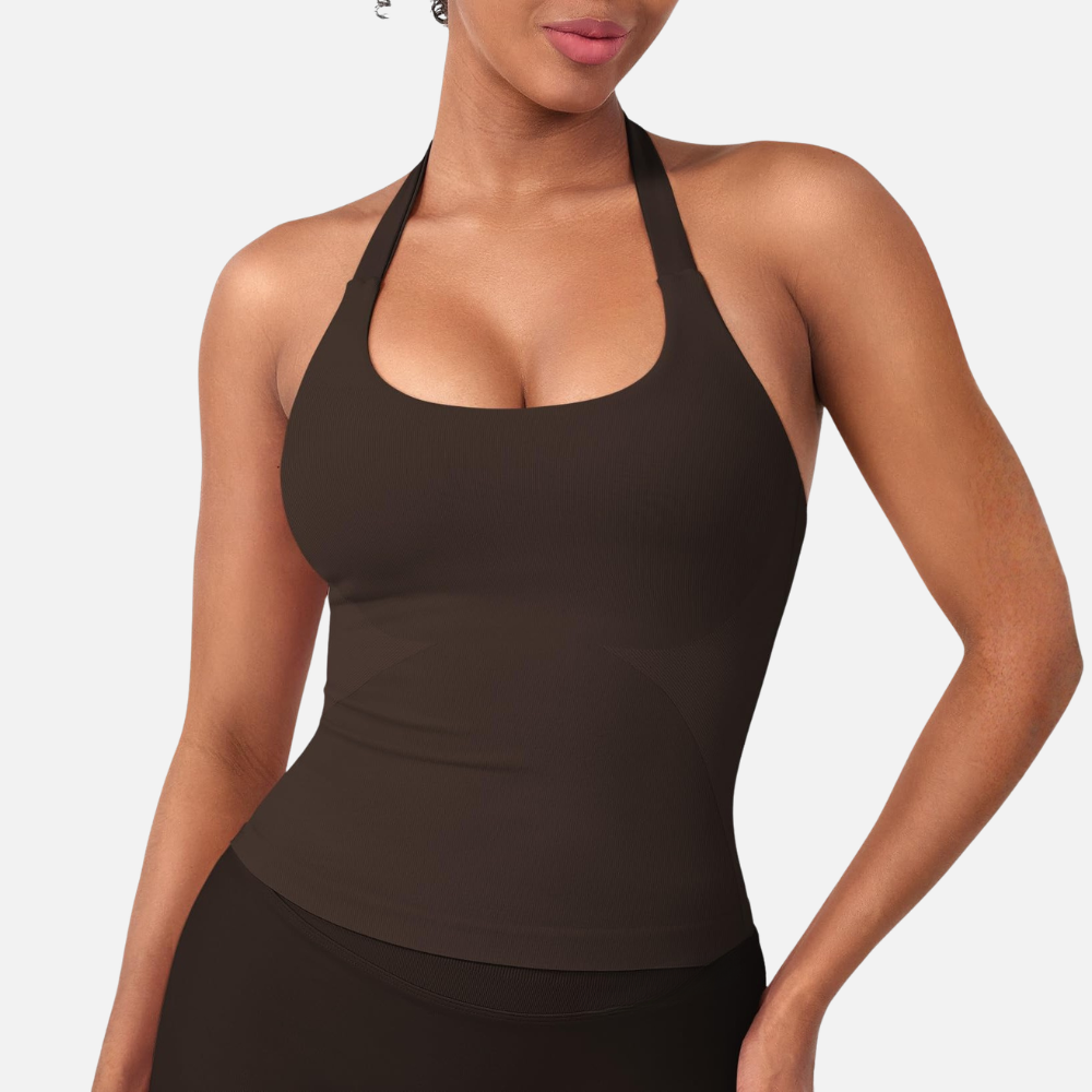 גופיות VANTA™ Halter Impact עם חזיות מובנות