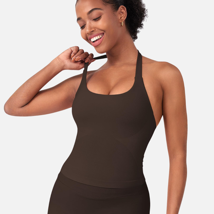 גופיות VANTA™ Halter Impact עם חזיות מובנות