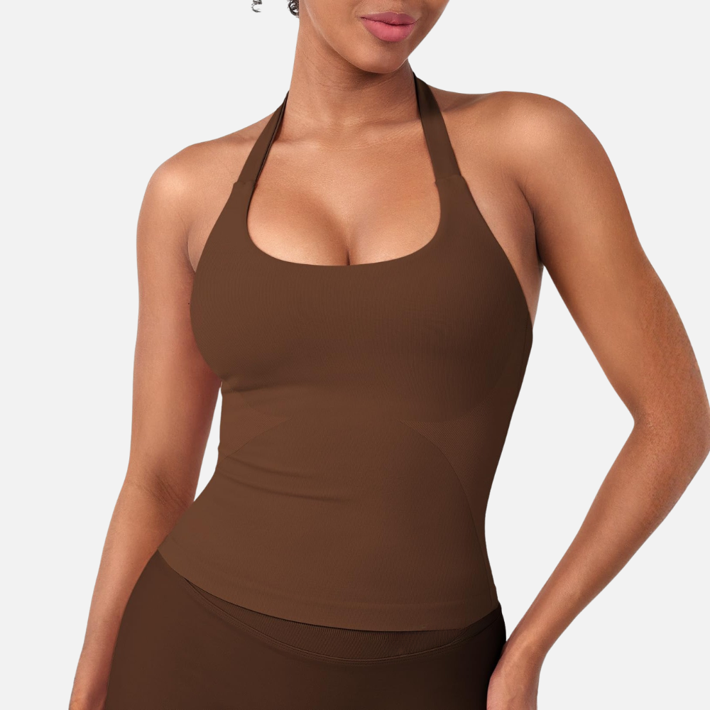 גופיות VANTA™ Halter Impact עם חזיות מובנות