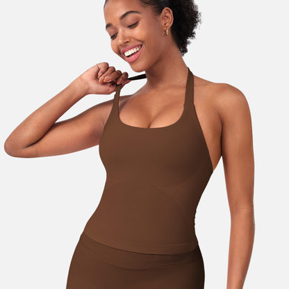 גופיות VANTA™ Halter Impact עם חזיות מובנות