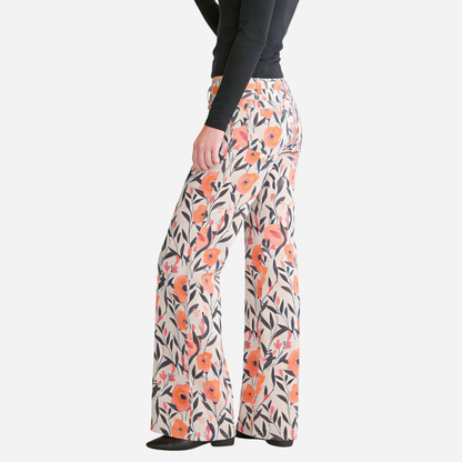 ג'ינס רחב בגזרה בינונית-נמוכה של MODEVA™‎