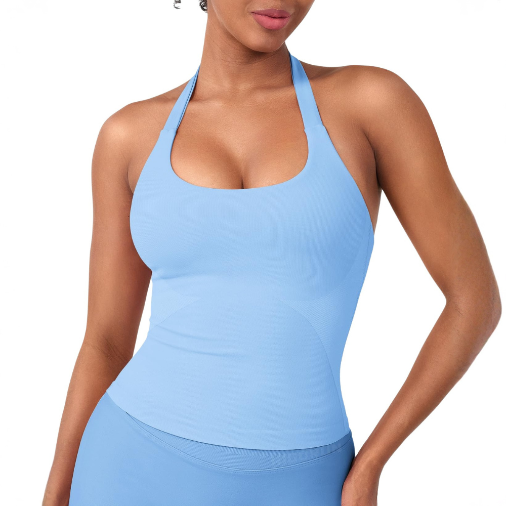 גופיות VANTA™ Halter Impact עם חזיות מובנות