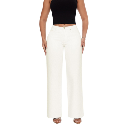 ג'ינס רחב בגזרה בינונית-נמוכה של MONARA™‎