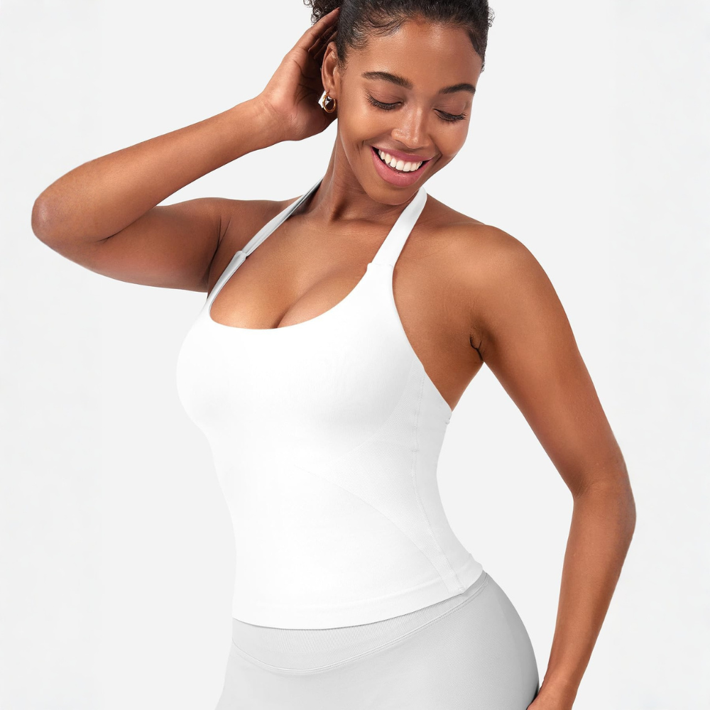 גופיות VANTA™ Halter Impact עם חזיות מובנות